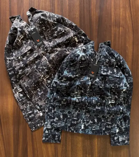 New balanciaga printed woolen shirt premium quality original fabric